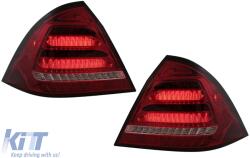 KITT Lightning Headlights suitable for Mercedes C-Class W203 (07.2000-03.2004) Chrome H7 (HLMBW203CH7)