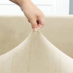 Forcheer 1 pár CIPZÁROS KarfaHuzat forgószékhez (bársonyos, bézs)