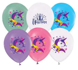  Unikornis Spell léggömb, lufi 5 db-os 12 inch (30cm)