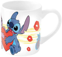 Disney Lilo és Stitch, A csillagkutya Heart porcelán bögre 235 ml (8 oz) Díszdobozban