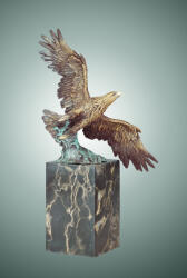  Sas madár bronz szobor - justitiadisztargy - 74 000 Ft