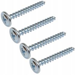 Allin Faforgácslap csavar alátéttel 4, 0 x 27 mm horganyzott, tompa végű, 20 db (KAT000583)