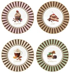 Easy Life Porcelán desszertes tányér szett 19cm Sweet Moments