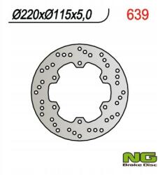 NG Hátsó féktárcsa Yamaha R6 99-02, R1 98-03 (220x115x5)