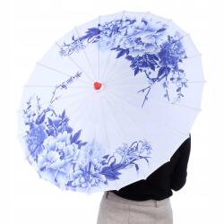  Kínai Nap Esernyő, ősi stílusú, fa keret, 82cm (OOLEI7428)