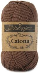 Scheepjes Catona 507 Chocolate - csokibarna pamut fonal