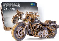 Wooden City Fa 3D puzzle Modell 3D kirakó Motorkerékpár Cruiser Wooden. City (LE-002)