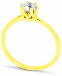 White & Black Labor gyémánt eljegyzési gyűrű - 0, 43 karát - IGI (AU14024)