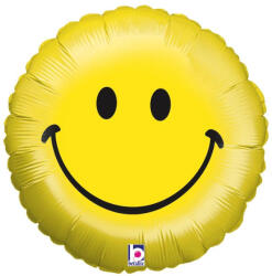 Grabo Mosolygó lufi 18" 45cm, smiley face (LUFI407708)