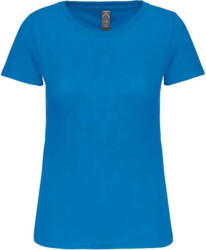Kariban Női organikus kereknyakú rövid ujjú póló, Kariban KA3026IC, Tropical Blue-XS (ka3026ictb-xs)