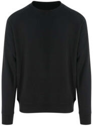 Just Hoods Uniszex vastag környakas pulóver AWJH130, Jet Black-XL (awjh130jbk-xl)