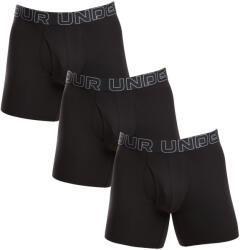 Under Armour 3PACK boxeri bărbați Under Armour negri (1383889 001) XXL (179697)