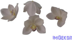  Polifoam orchidea fej 9, 5cm - Krém