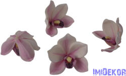  Polifoam orchidea fej 9, 5cm - Krém-Rózsaszín