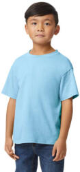 Gildan Softstyle rövid ujjú kereknyakú gyerekpóló, Gildan GIB65000, Light Blue-M (gib65000lb-m)