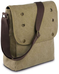 Kimood KI0302 retro pamut válltáska álltható pánttal Kimood, Vintage Khaki-U (ki0302vk-u)