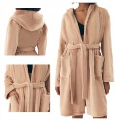 Henderson Női meleg kapucnis fürdőköpeny Brid 42877 bézs M