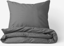 Goldea lenjerie de pat din 100% bumbac - gri închis 180 x 200 și 2buc 50 x 70 cm Lenjerie de pat