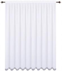  Függöny strasszokkal sima kész 220x400 függöny flitteres fátyol függöny fehér (5903682215302)