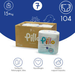 Pillo mindenmentes PURE pelenka 7, (15+ kg), HAVI ADAG, 4x26 db