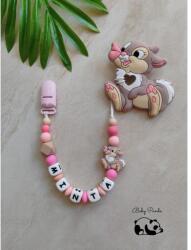 Baby Panda Névre szóló rágcsalánc - Nyuszilány