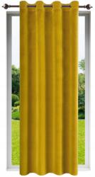 NOW-ART Vélúr függöny 140x250 cm-es, karikás, sima függöny nappaliba, különböző méretekben (5903682216996)