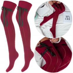 Milena Női Térdzokni pamut áttört zsinórral Milena Szalaggal *37-41 (19-191)