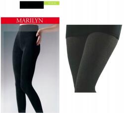 Marilyn Harisnyanadrág Marilyn sima vastag pamut Cotton 120den szürke Dark Melange 1/2 (5905168973324)