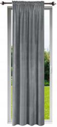 NOW-ART Függöny kész velúr szürke 140x270 függöny kész sima otthon békák (5903682216538)
