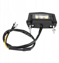  Motorkerékpár Rendszámtábla Háttérvilágítás Led 12V Fekete