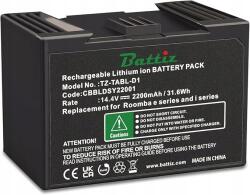 2200 Mah 14, 4 V Lítium-ion Akkumulátor Irobot Roomba I7/I3 Porszívókhoz (B0B4B7K4JB)