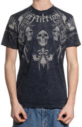 AFFLICTION Tricou bărbați AFFLICTION - ENSHRINED - BLACK LAVA WASH - A28217-BKLV