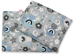  Pamut 2 részes gyerek ágyneműhuzat - csigás