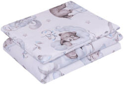 NiKiD's Infantilo NiKiDs 2 részes babaágynemű garnitúra - blue animals