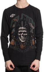 AFFLICTION Tricou bărbătesc cu mânecă lungă AFFLICTION - DIRGE - CHARCOAL/BLACK - A28570-CHBK