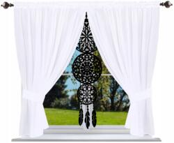  Függöny kész egyenes 150x200 panel álomfogó filc fekete függöny szett (5903682216095)