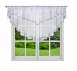  Rövid, kész függöny cirkóniákkal, 85x400 cm, sima (0136)