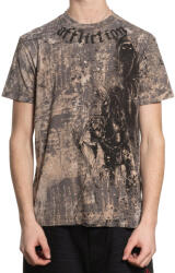 AFFLICTION Tricou bărhat AFFLICTION - SHROUDED NIGHT - TAUPE - A28040-TAUP