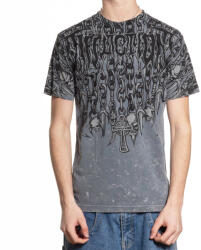 AFFLICTION Tricou bărbați AFFLICTION - FORSAKEN - CHARCOAL LAVA WASH - A28392-CHLV