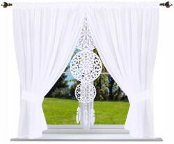  Függöny kész egyenes 130x300 panel álomfogó filc függöny sima fehér (5903682216040)