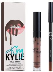 Kylie Cosmetics Machiaj Buze King Kylie Matte Lip Kit True Brown K Set ă