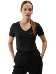 4F Női pamut póló 4F F1990 V-nyakú slim t-shirt méret L (4FWSS25TTSHF1990-20S-L)