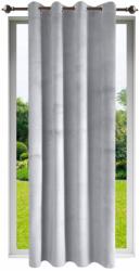 NOW-ART Velúr függöny sima 140x250 átvezető függöny velúr velvet karikák (5903682217054)