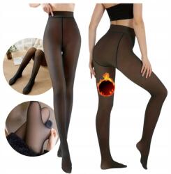  Bélelt harisnyanadrág leggings női meleg téli termál 200g (Leginsy ekologiczne sportowe wysokie)
