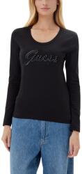 GUESS Fekete női longsleeve Embro Script Xs (W5YI26J1314)