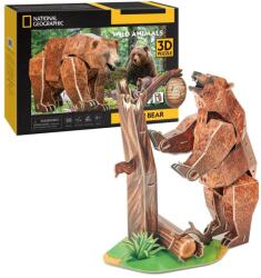 CubicFun - Puzzle 3D urs maro 88 piese (CUDS1096h)