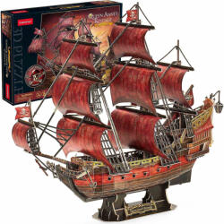 CubicFun - PUZZLE 3D NAVA QUEEN ANNE 391 PIESE (CUT4040h) - ejuniorul