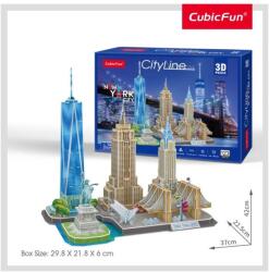 CubicFun - Puzzle 3D New York 123 Piese (CUMC255h)
