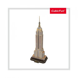 CubicFun Cubic Fun - Puzzle 3D+Brosura-Empire State Building 66 Piese (CUDS0977h)