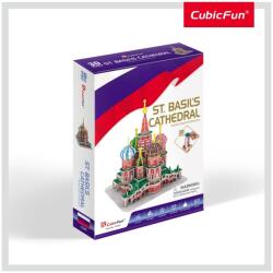 CubicFun - Puzzle 3D Catedrala St. Basil (Nivel Mediu 92 Piese) (CUC239h)